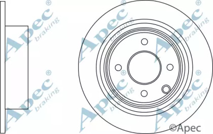 Тормозной диск APEC braking DSK2769