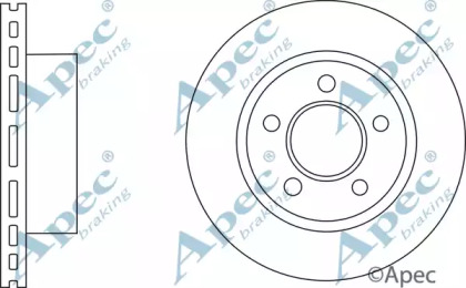 Тормозной диск APEC braking DSK2763