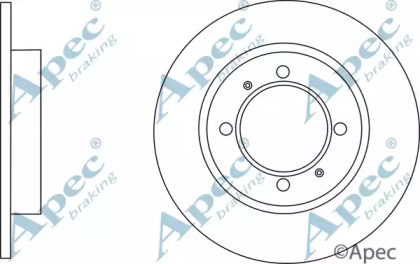 Тормозной диск APEC braking DSK2761