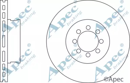 Тормозной диск APEC braking DSK2759