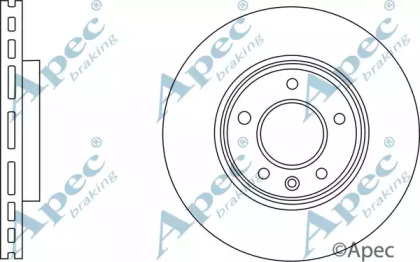 Тормозной диск APEC braking DSK2754