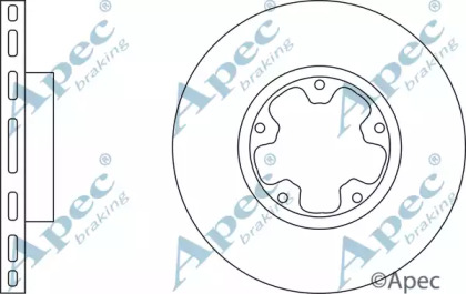 Тормозной диск APEC braking DSK2751