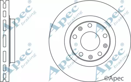 Тормозной диск APEC braking DSK2746