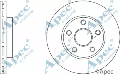 Тормозной диск APEC braking DSK2741