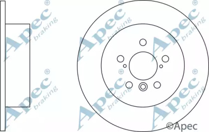 Тормозной диск APEC braking DSK2731