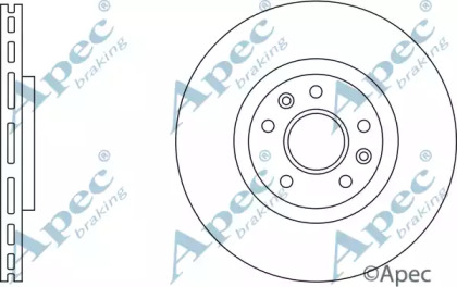 Тормозной диск APEC braking DSK2732