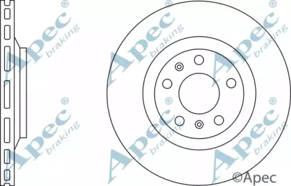 Тормозной диск APEC braking DSK2733