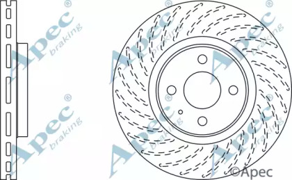 Тормозной диск APEC braking DSK2726