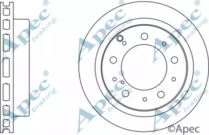 Тормозной диск APEC braking DSK2729