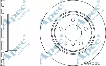 Тормозной диск APEC braking DSK2721