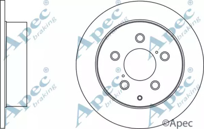 Тормозной диск APEC braking DSK2716