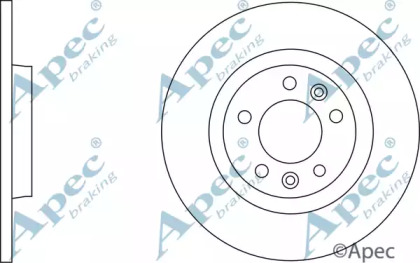 Тормозной диск APEC braking DSK2719