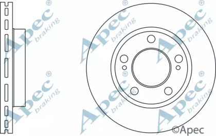 Тормозной диск APEC braking DSK2711