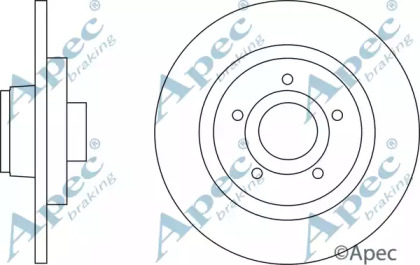 Тормозной диск APEC braking DSK2714