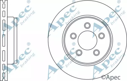 Тормозной диск APEC braking DSK2706