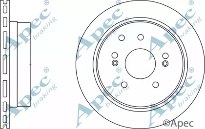 Тормозной диск APEC braking DSK2710