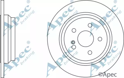 Тормозной диск APEC braking DSK2703