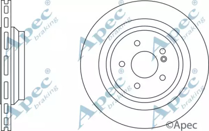 Тормозной диск APEC braking DSK2704