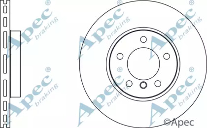 Тормозной диск APEC braking DSK2705