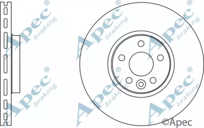 Тормозной диск APEC braking DSK2696