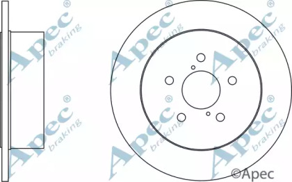 Тормозной диск APEC braking DSK2698