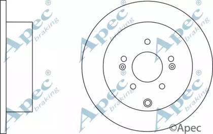 Тормозной диск APEC braking DSK2694