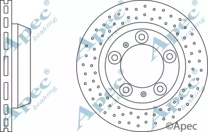 Тормозной диск APEC braking DSK2689