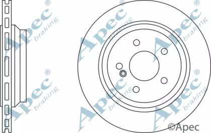 Тормозной диск APEC braking DSK2681