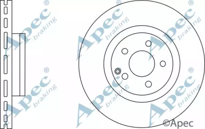 Тормозной диск APEC braking DSK2682