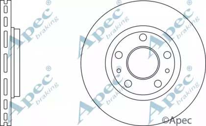 Тормозной диск APEC braking DSK2676