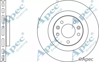 Тормозной диск APEC braking DSK2679