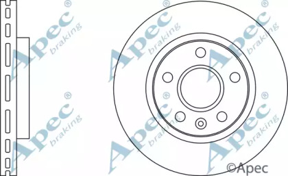 Тормозной диск APEC braking DSK2674