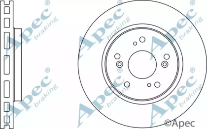 Тормозной диск APEC braking DSK2662