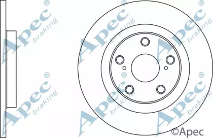 Тормозной диск APEC braking DSK2656