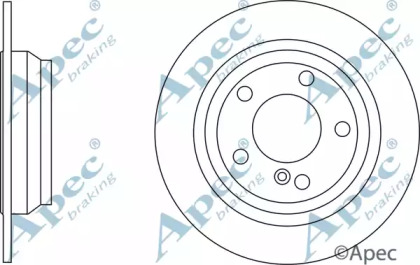 Тормозной диск APEC braking DSK2658