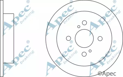 Тормозной диск APEC braking DSK2659