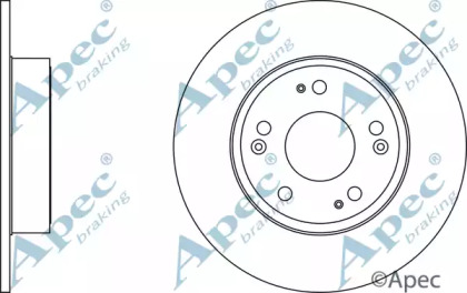 Тормозной диск APEC braking DSK2651