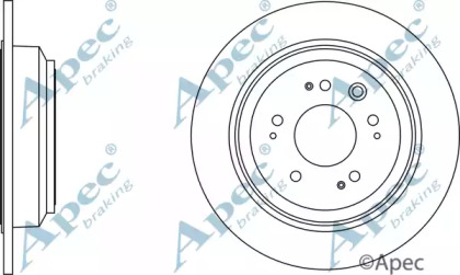 Тормозной диск APEC braking DSK2652