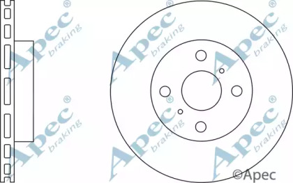 Тормозной диск APEC braking DSK2646