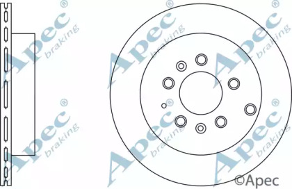 Тормозной диск APEC braking DSK2645