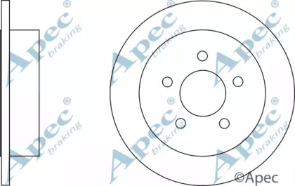 Тормозной диск APEC braking DSK2637