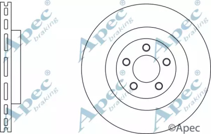 Тормозной диск APEC braking DSK2632