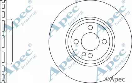 Тормозной диск APEC braking DSK2626