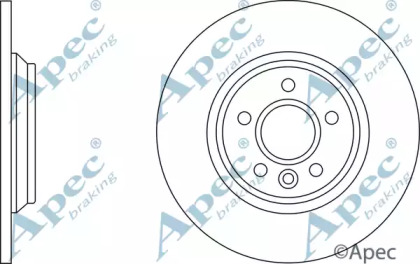 Тормозной диск APEC braking DSK2621