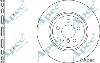 Тормозной диск APEC braking DSK2622