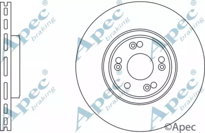 Тормозной диск APEC braking DSK2614