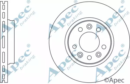 Тормозной диск APEC braking DSK2610