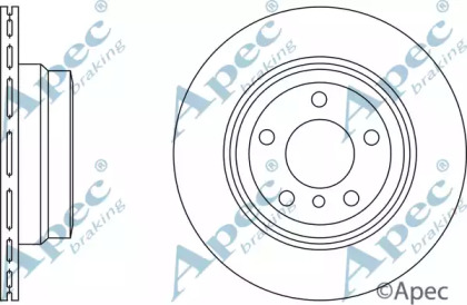 Тормозной диск APEC braking DSK2601