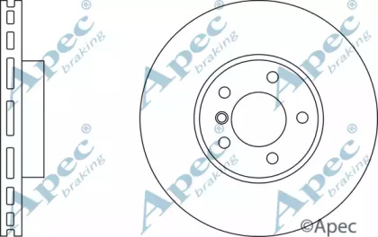 Тормозной диск APEC braking DSK2599