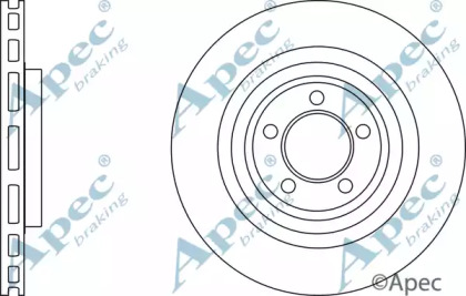 Тормозной диск APEC braking DSK2592